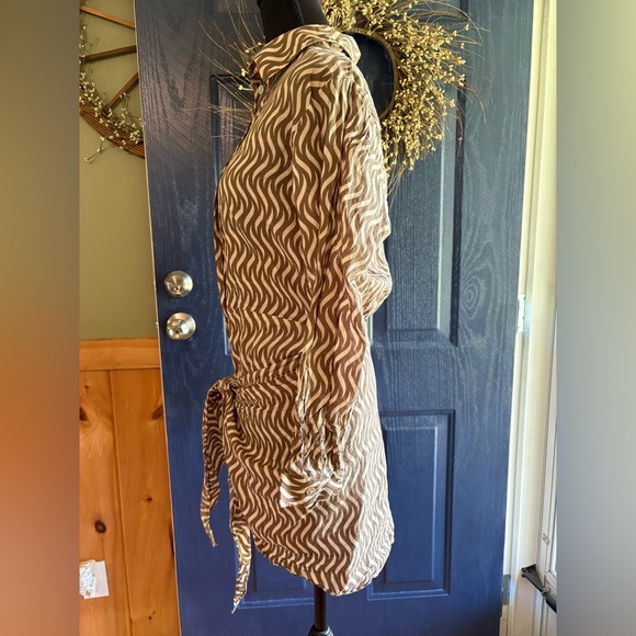 ZARA Front Tie Dress size M NWOT - Picture 4 of 15